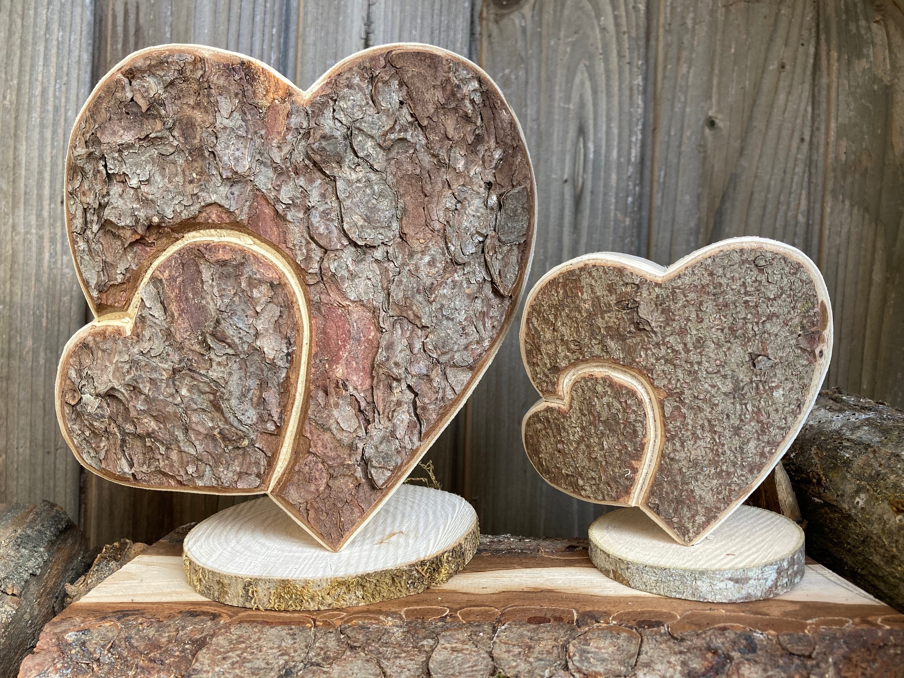300 Stuks Houten Hartjes - Kleine Decoratie, Mini Schijven Voor Doe-Het-Zelf Handwerk, Tafeldecoratie, Bruiloftsdecoratie