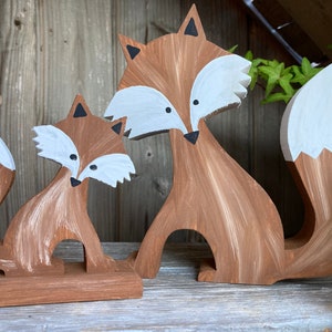 Wooden fox