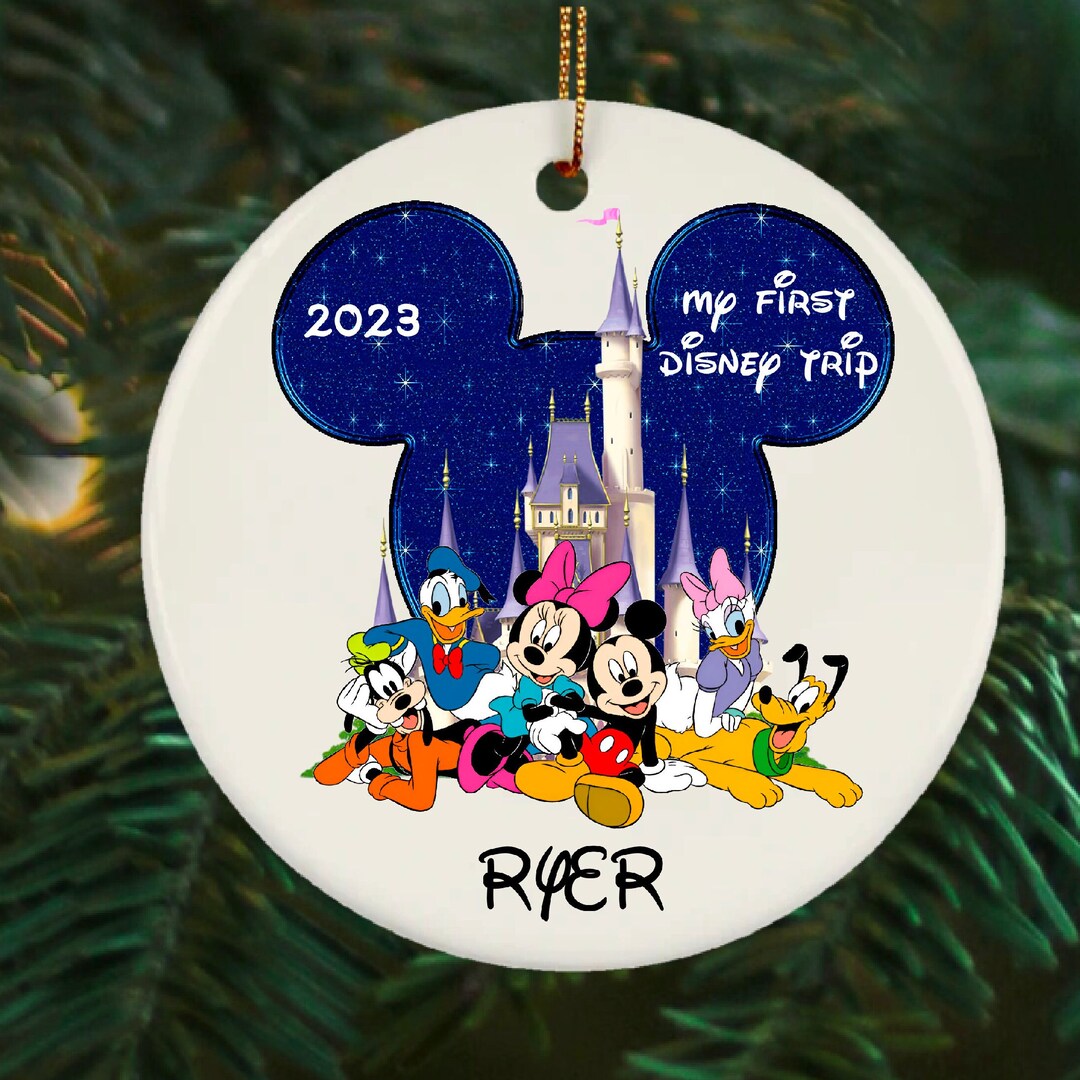 First Trip to Disney Custom Ornament, Disneyland Ornament, Magic