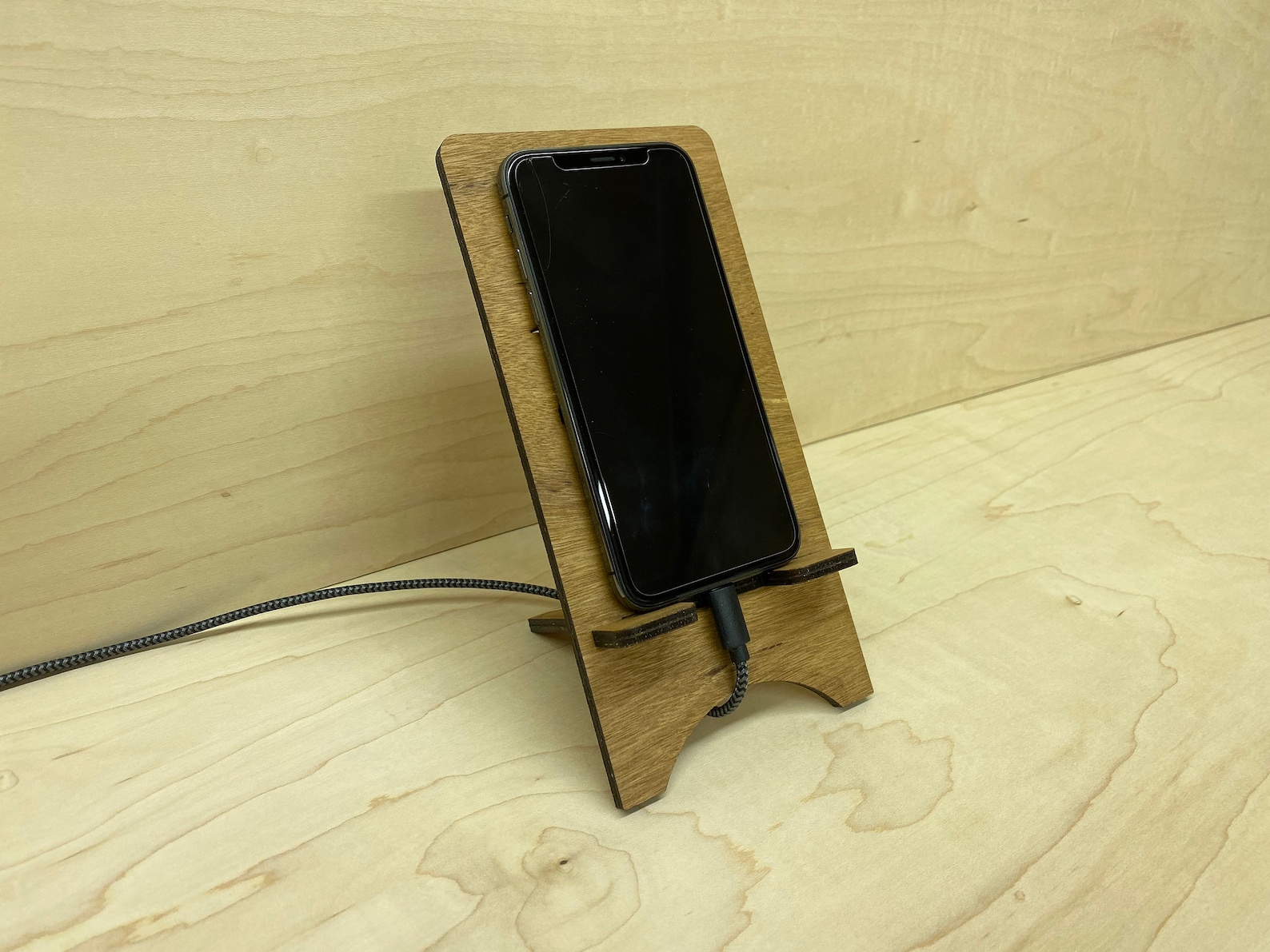 Mobile Phone Stand Wood Pdfsvg DXF Laser Cut Files Etsy