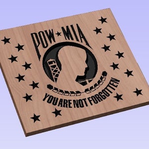 Pow Mia flag union svg dxf