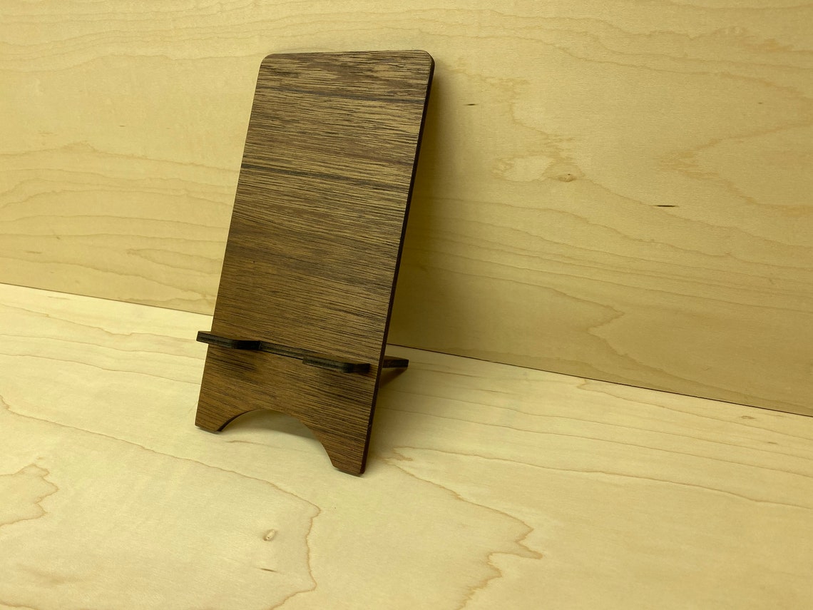 Mobile Phone Stand Wood PDfSVG DXF Laser Cut Files Etsy