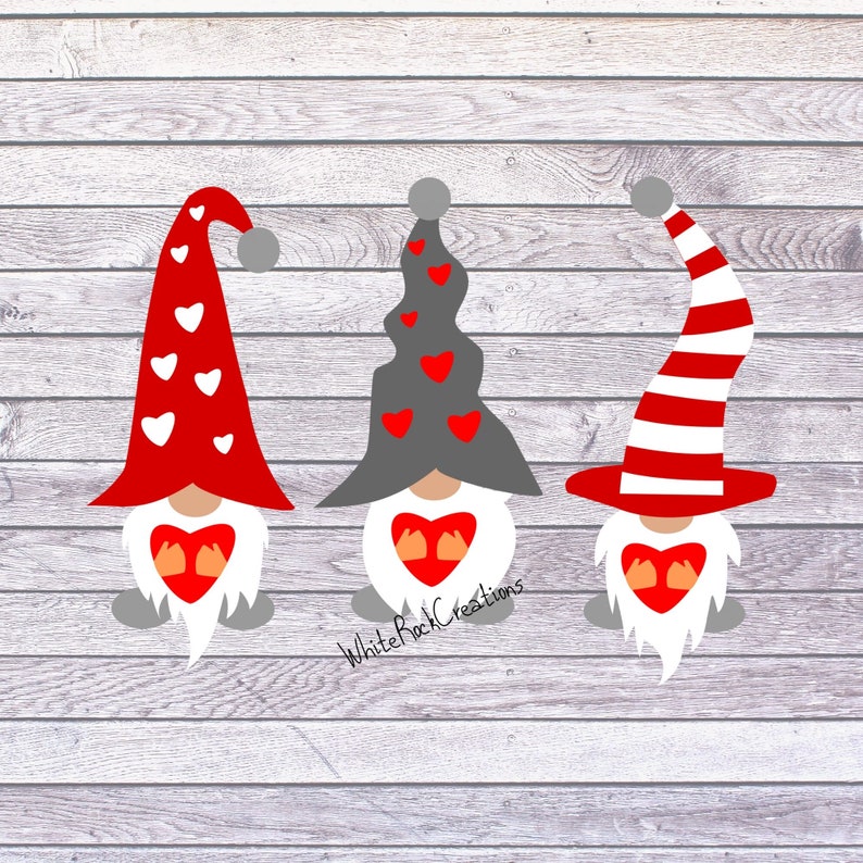 Download Valentine Gnome svg valentines day svg gnome svg cute | Etsy