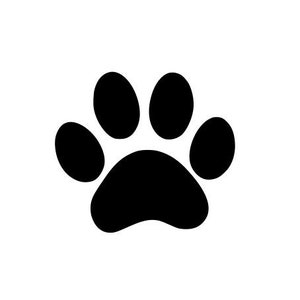 Patte de fichier SVG, impression de patte, patte d'animal de compagnie, patte de chien, fichier de coupe pour la silhouette, fichier de coupe Cricut patte, patte d'animal Svg