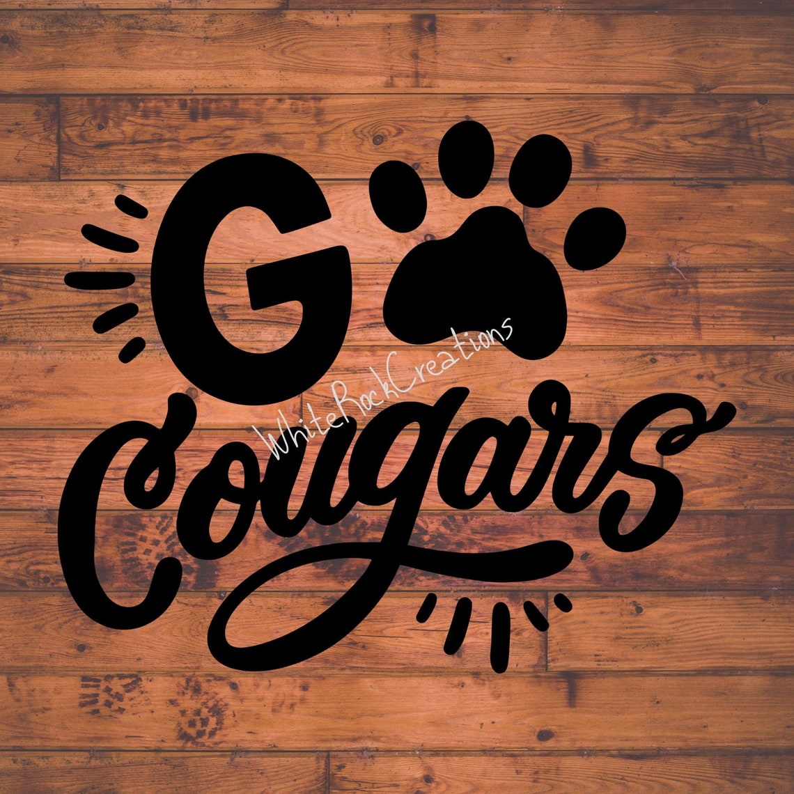 Go Cougars Svg School Sports Team Svg Football Mom Svg Etsy