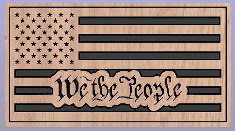 Download US Flag We The People SVG DXF american flag | Etsy