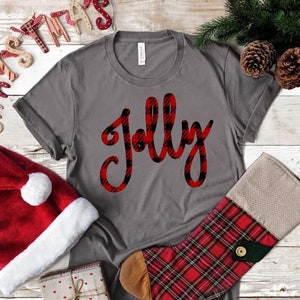 Jolly svg,png,eps,dxf plaid svg / Christmas svg / winter svg / buffalo plaid svg / plaid svg / Christmas plaid svg / merry svg