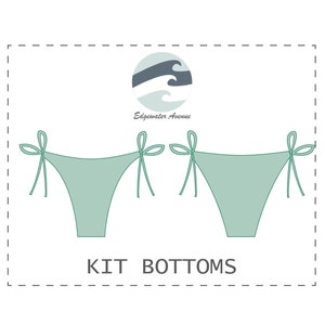 DIY Reversible String Tie Kit Bikini Bottoms || PDF Sewing Pattern