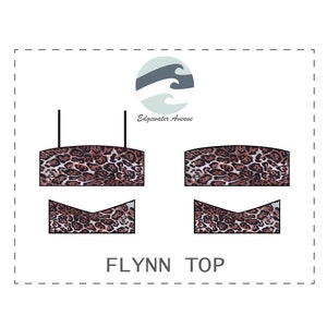 DIY Square Neck Flynn Bikini Top || PDF Sewing Pattern