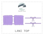 FREE Lani Top DIY Reversible Ruched Bandeau Bikini Top PDF Pattern