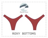 DIY 80s Style Cheeky Bikini Bottoms Roxy PDF Sewing Pattern