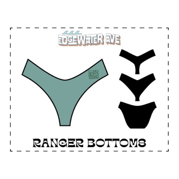 DIY Reversible Bikini Bottoms (3-in-1) | Ranger Bottoms | PDF Sewing Pattern