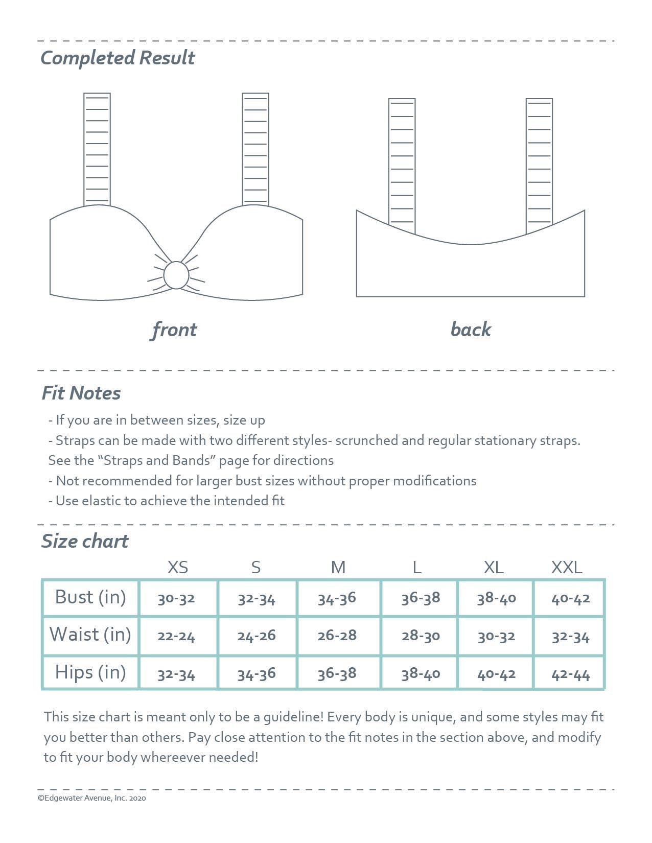 DIY Scrunch Strap Knotted Bikini Top Charlotte Top PDF | Etsy