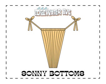 DIY String Bikini Scrunch Bottoms | PDF Sewing Pattern | Sonny Bottoms