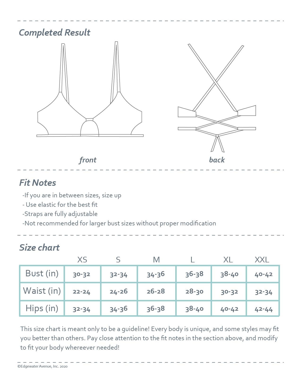 DIY Peek-a-boo Bikini Top Willow Top PDF Sewing Pattern | Etsy Canada