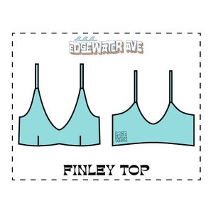 DIY Reversible Darted Bikini Top | PDF Sewing Pattern | Finley Top