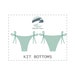 DIY Reversible String Tie Kit Bikini Bottoms || PDF Sewing Pattern