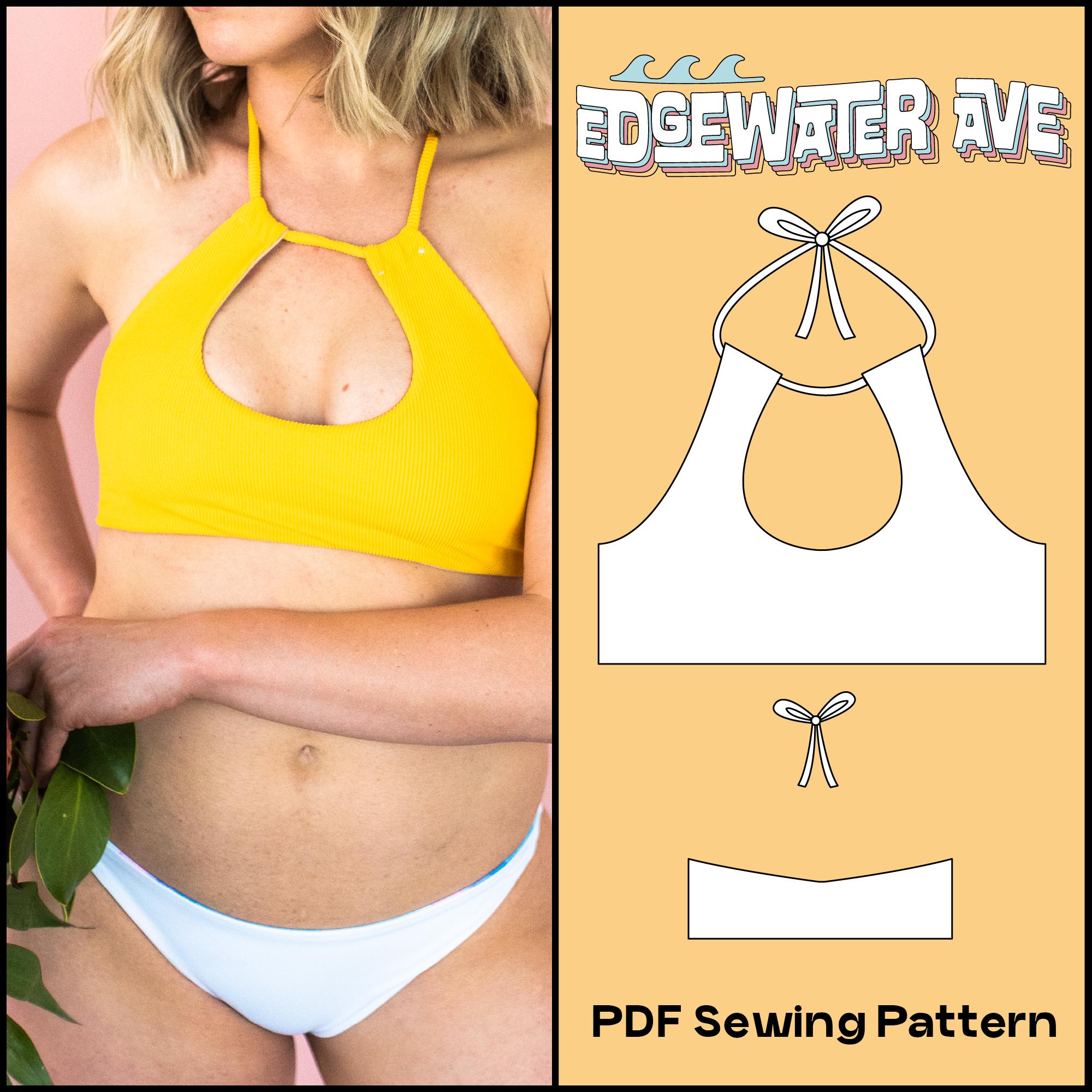 high neck keyhole bikini