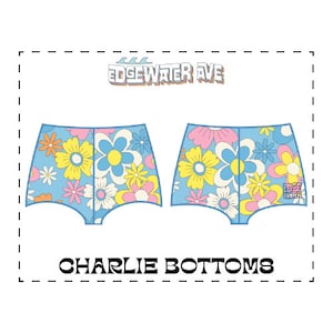 Zelfgemaakt omkeerbaar boyshort-bikinibroekje | Charlie Bottoms | PDF-naaipatroon