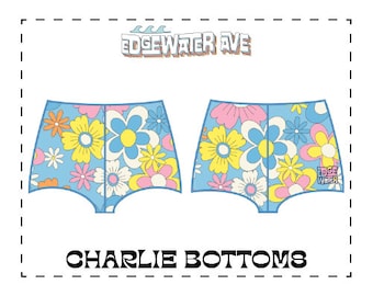 DIY Reversible Boyshort Bikini Unterteile | Charlie Bottoms | PDF Schnittmuster