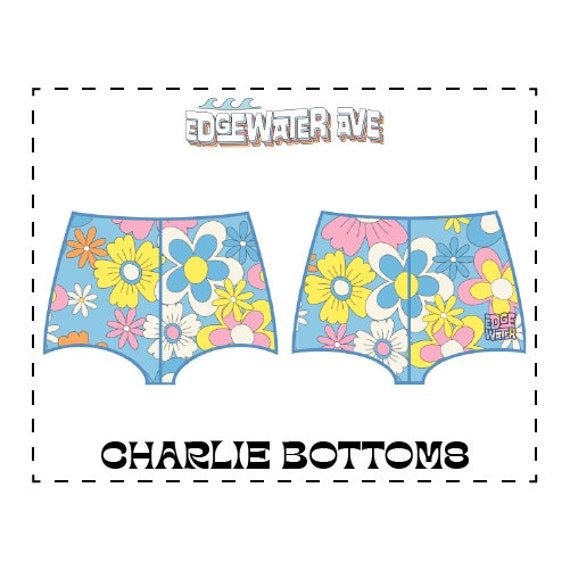 DIY Reversible Boyshort Bikini Bottoms Charlie Bottoms PDF | Etsy