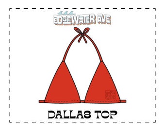 FREE Dallas Top | DIY Reversible Basic Triangle Bikini Top | PDF Pattern