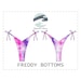 DIY High Hip String Tie Reversible Bikini Bottoms | PDF Sewing Pattern | Freddy Bottoms