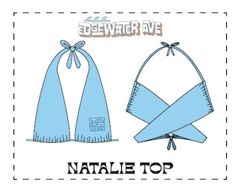 DIY 10-in-1 Bikini Top (PDF) | Natalie Top | PDF Sewing Pattern