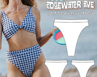 Oakley High Waist Bikini Bottoms PDF Sewing Pattern (XS-XXL)