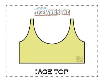 Haut Jace GRATUIT | Haut de bikini brassière réversible DIY Basic | Patron PDF