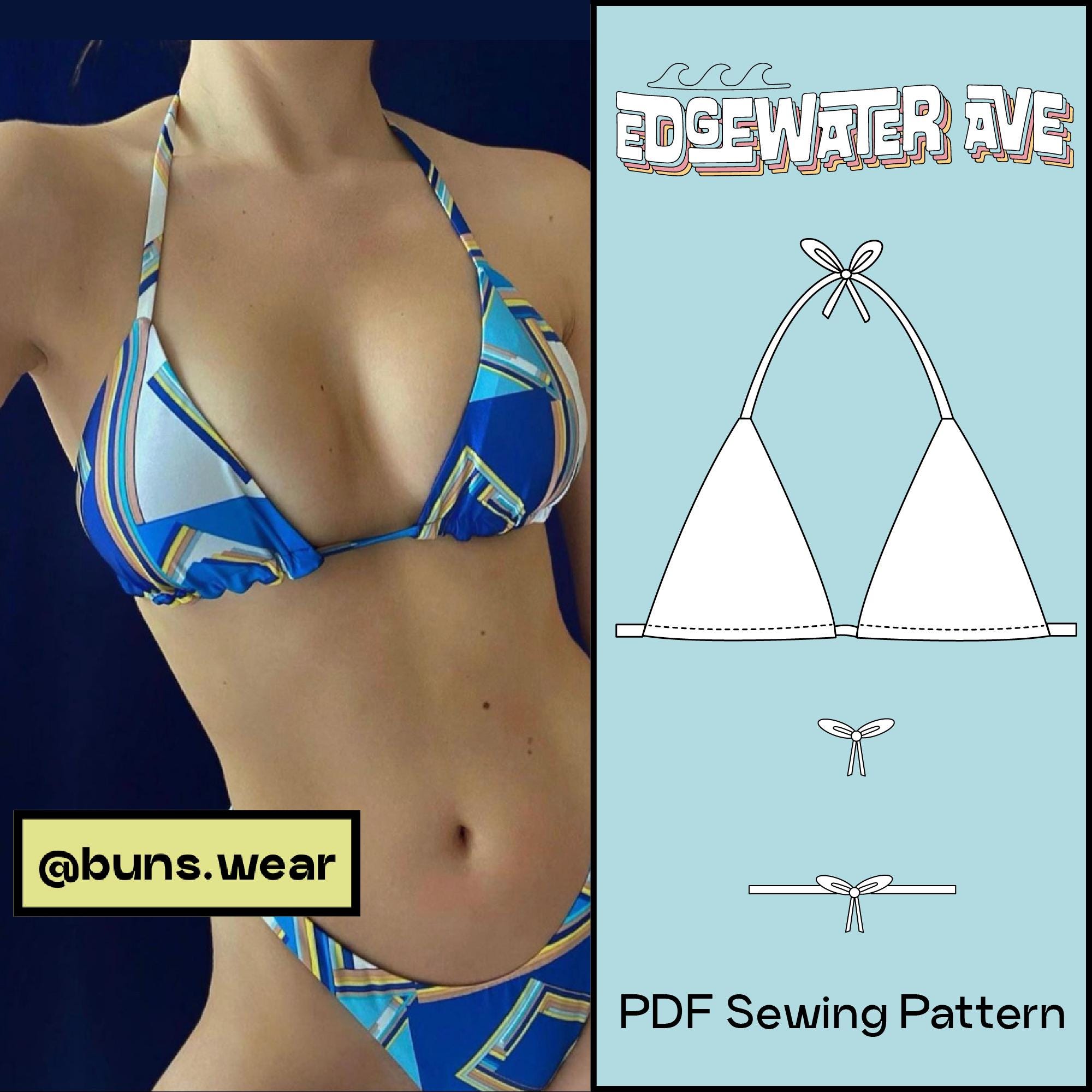 FREE Dallas Top | DIY Reversible Basic Triangle Bikini Top | PDF Pattern