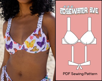DIY Underwire Bikini Top | PDF Sewing Pattern | Hudson Top
