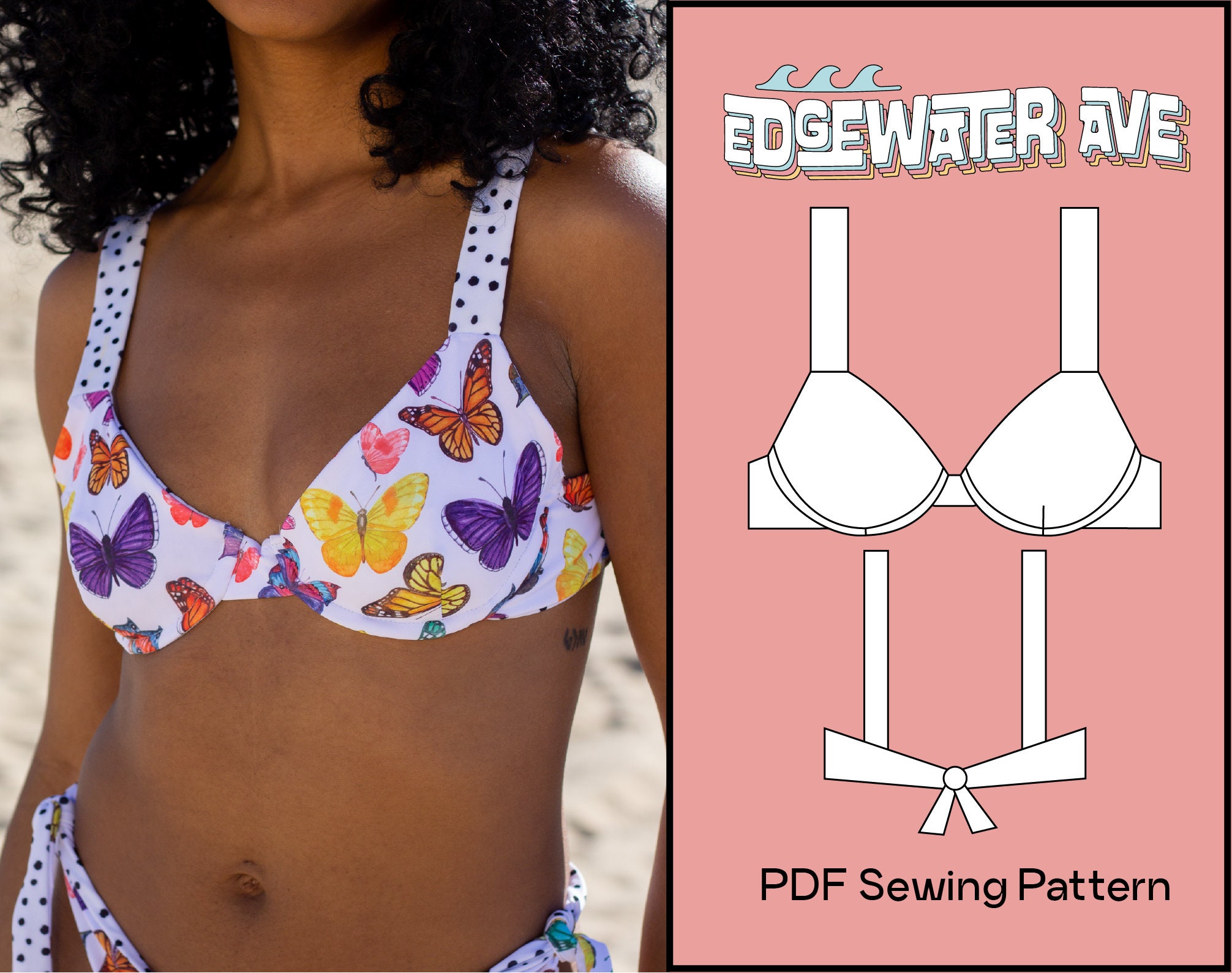 Pattern Review of the Fit To Be Tied Bikini Top & Busy Bee Bottoms - Sew  and Tell Australia