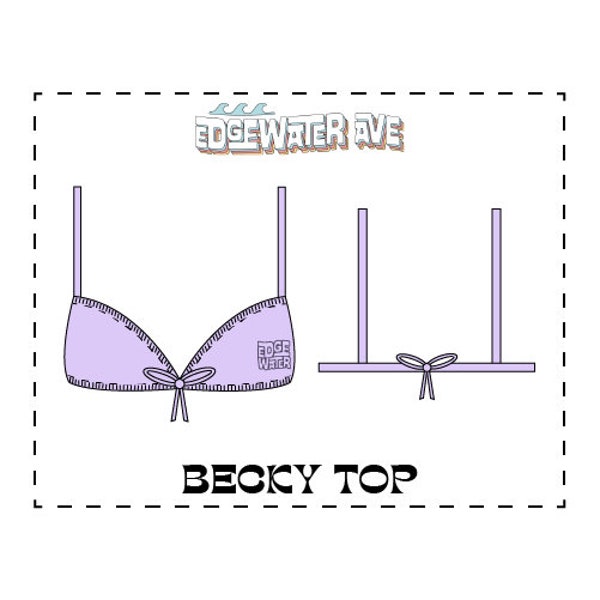 FREE Becky Top | DIY Reversible Ruched Bikini Top | PDF Pattern