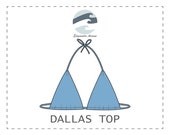 FREE Dallas Top DIY Reversible Basic Triangle Bikini Top PDF Pattern
