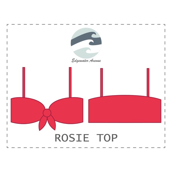 DIY Two-Way Reversible Bikini Top | Rosie Top | PDF Sewing Pattern