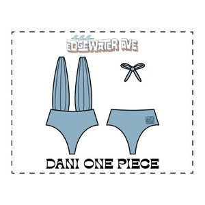 DIY Reversible Backless Ruched One Piece Swimsuit (Cheeky) | PDF Sewing Pattern | Dani One Piece