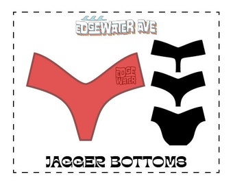 DIY Reversible Wide Side Bikini Bottoms | PDF Sewing Pattern | Jagger Bottoms