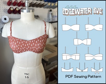 DIY 15 Way Reversible Bikini Top | Dawn Top PDF Sewing Pattern