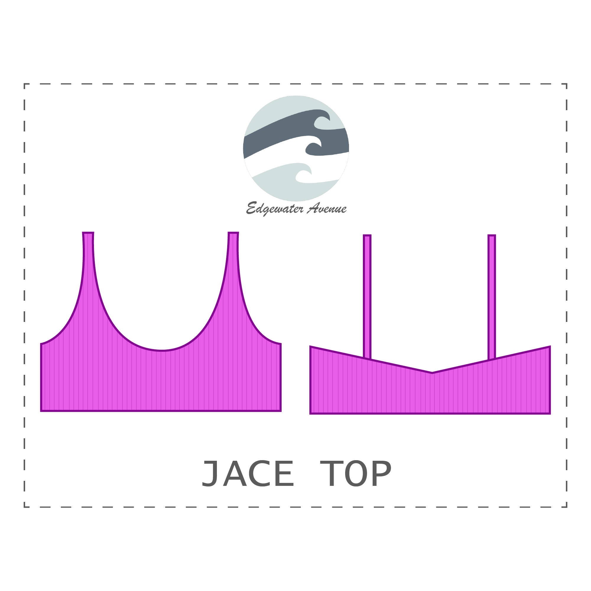 FREE Jace Top | DIY Basic Reversible Bralet Bikini Top | PDF Pattern
