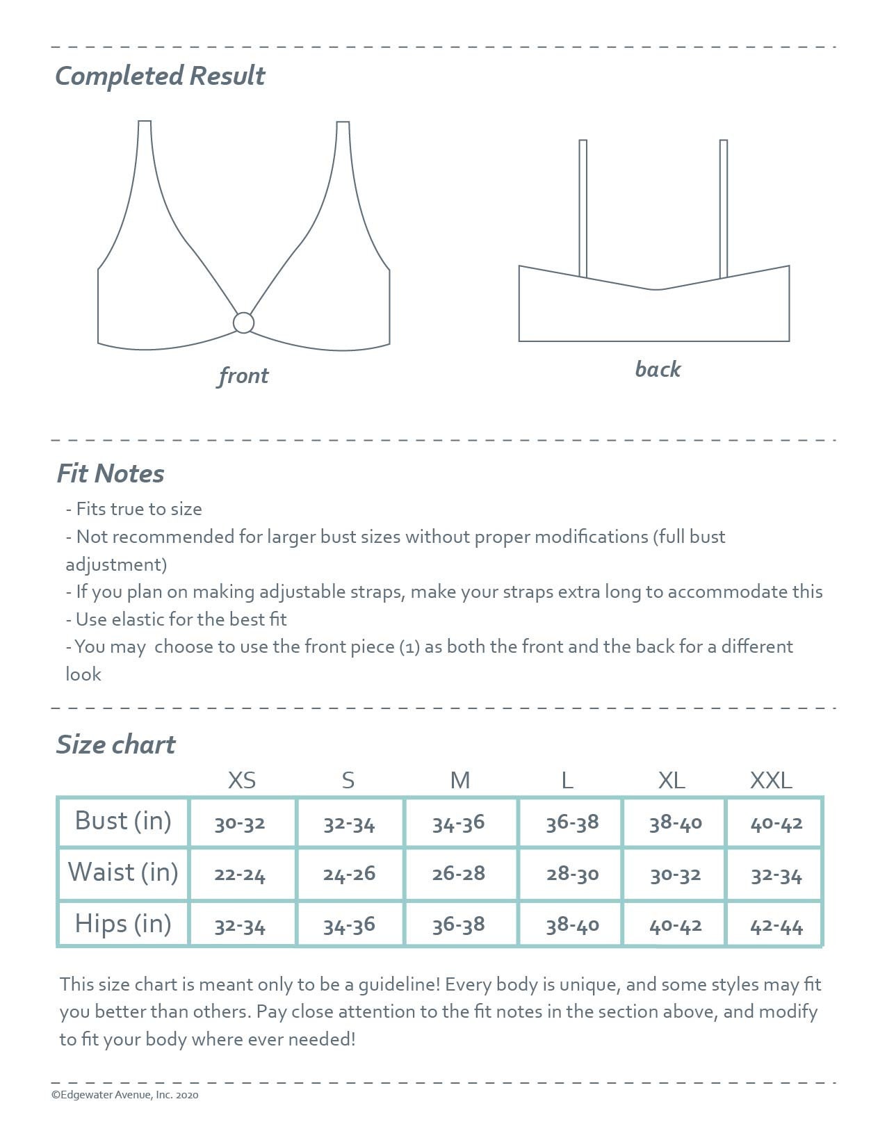 DIY Knotted Bikini Top PDF Ally PDF Sewing Pattern | Etsy