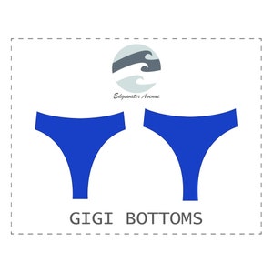 DIY 80s Style High Waist Bikini Bottoms | Gigi | PDF Sewing Pattern