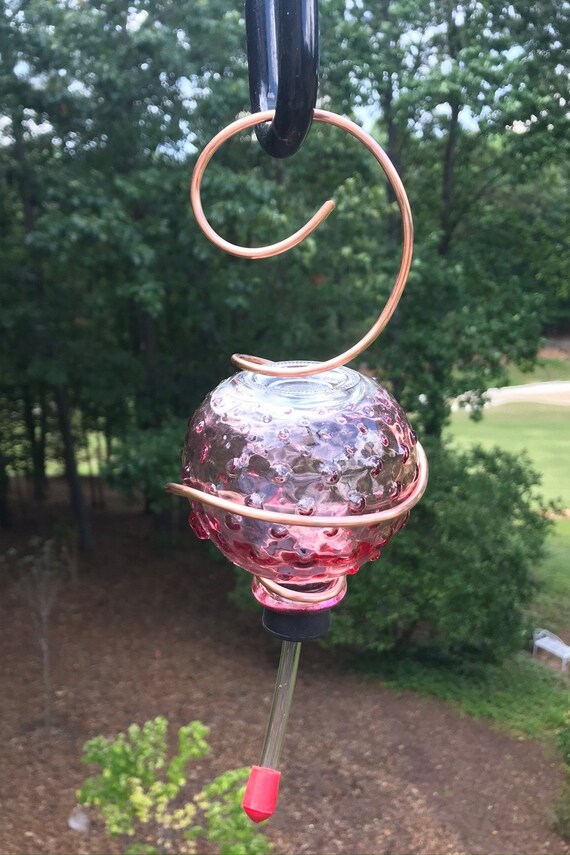 Amythest Hummingbird Feeder Etsy