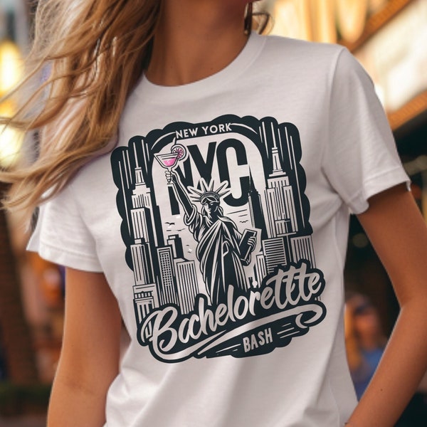 New York City Bachelorette Party T-Shirts Bridal Party Gifts Wedding Decor for Bachelorette Party Unique Brides Gift Bride Tribe T Shirts