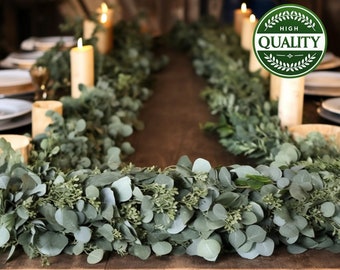 Wedding Decor Eucalyptus Greenery Garland Wedding Centerpiece Fake Green Eucalyptus Wedding Shower Decor Outdoor Wedding Decor Green Decor