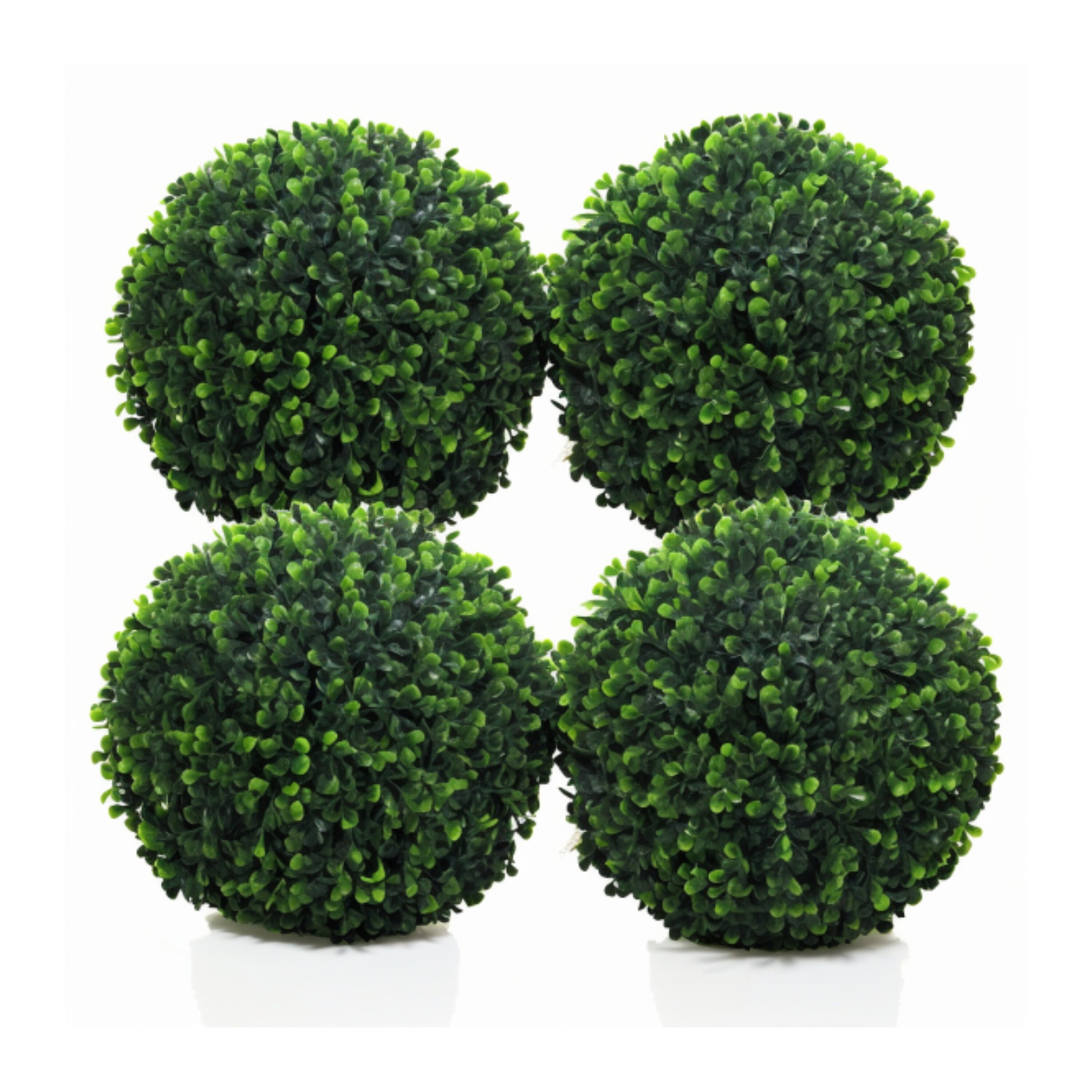 LIOOBO 3 Pcs with Flowers and Grass Ball Plant Ornament Bowl Filler  Greenery Balls Faux Boxwood Sphere simulate Green Balls Wreath Decor Green  Leaves