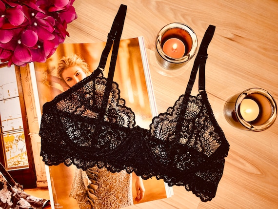 mesh lace bralette