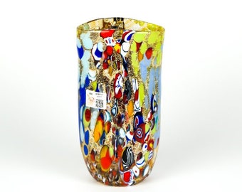 Vase en verre de Murano, vases de Murano, idée cadeau, sculpture en verre de Murano, vase de Murano, verre de Murano fabriqué