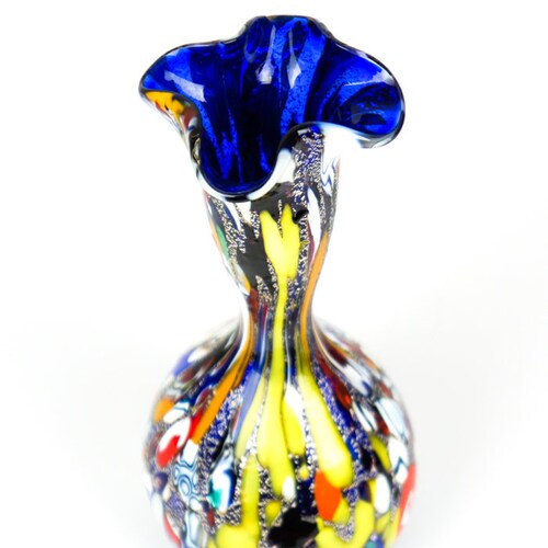 Four-leaf clover shops Murano Vase, Murano Vases, gift idea, Murano glass sculpture, Murano vase, Made Murano Glass