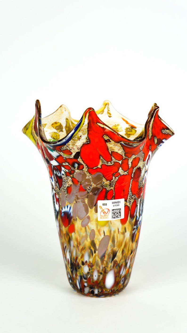 Vase en verre de Murano vases de Murano idée cadeau Etsy France